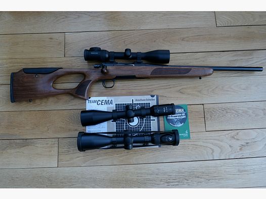 Steel Action HS Premiumpaket in 308 Win. mit Lochschaft,SD Raptor und Swarovski Z6i von TEAM-CEMA.DE