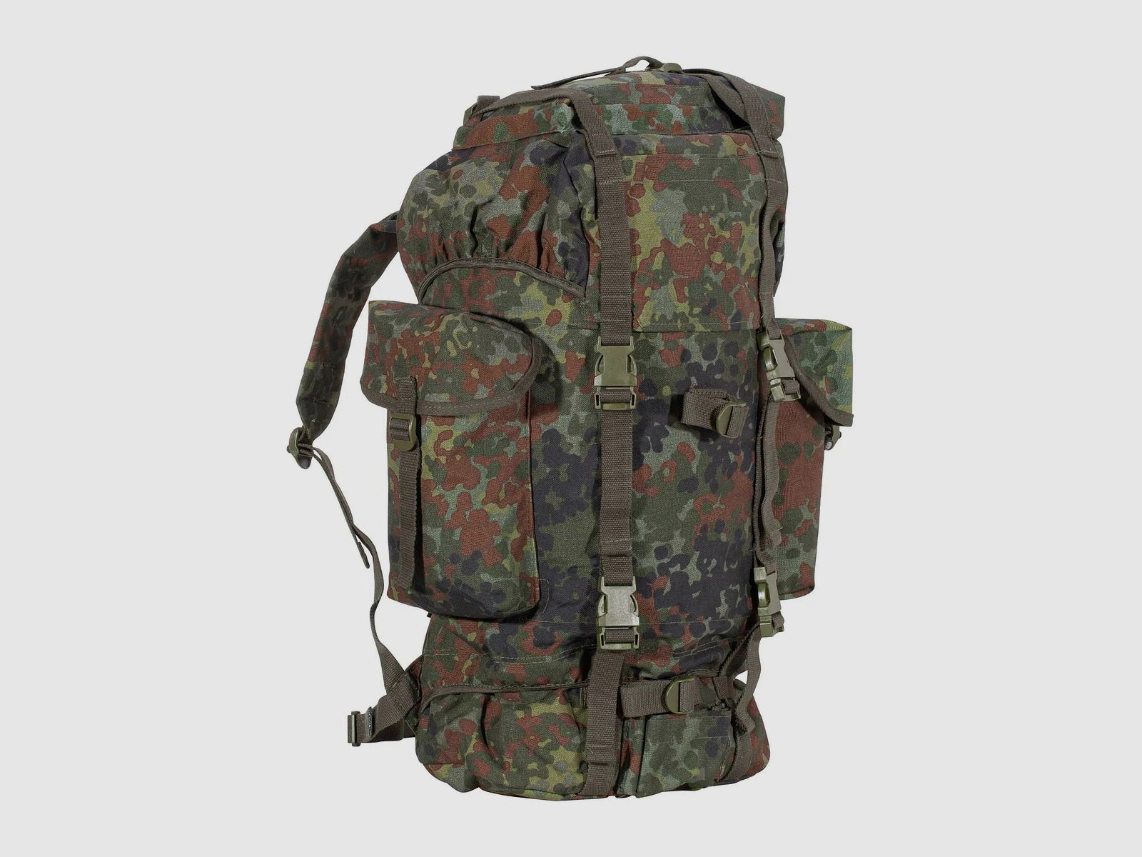 Bundeswehr Original BW Kampfrucksack Flecktarn 65 L gebraucht
