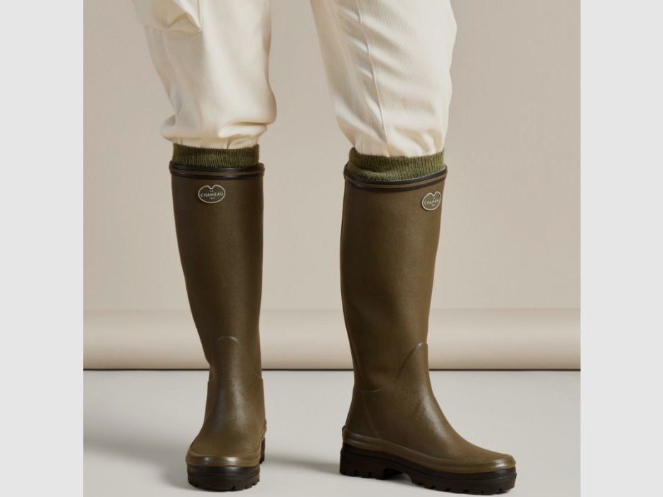 Le Chameau D-rubber boots Giverny with jersey lining, image 11 of 14