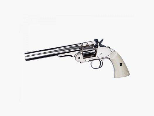 Revolver ad aria Schofield 6" Argento
