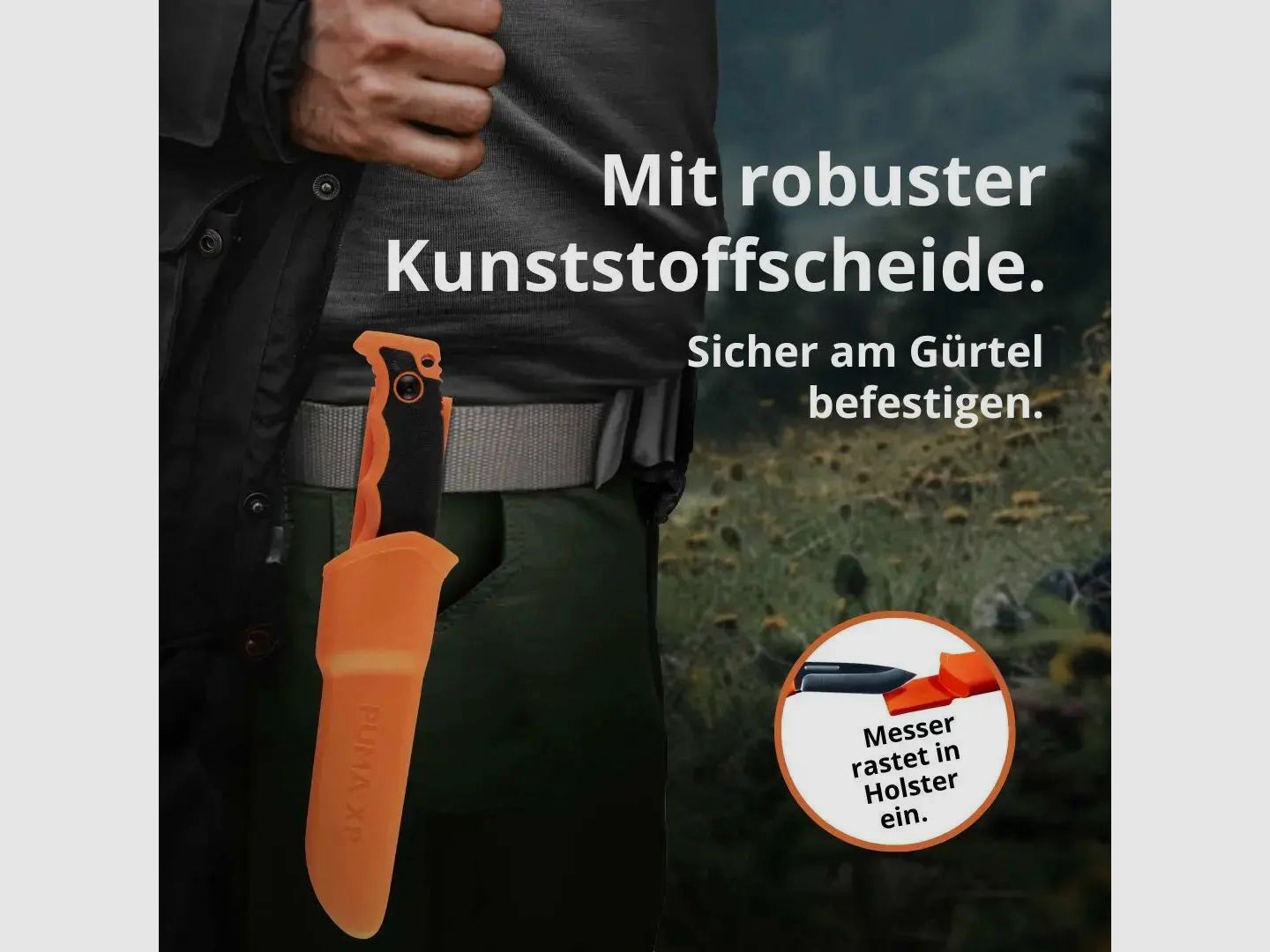 PUMA XP forever knife, orange