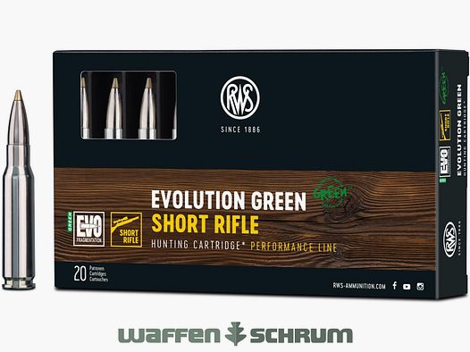 RWS Evo Green 9,0g - 139gr .308Win Short Rifle