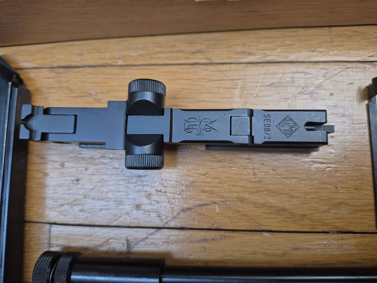 Sehr seltene ERMA 22LR Umrüstung für P08 Luger – Alle Zubehörteile komplett inklusive Magazin – Nie benutzt – Originalverpackung in absolut neuwertigem Zustand!, Bild 7 von 11