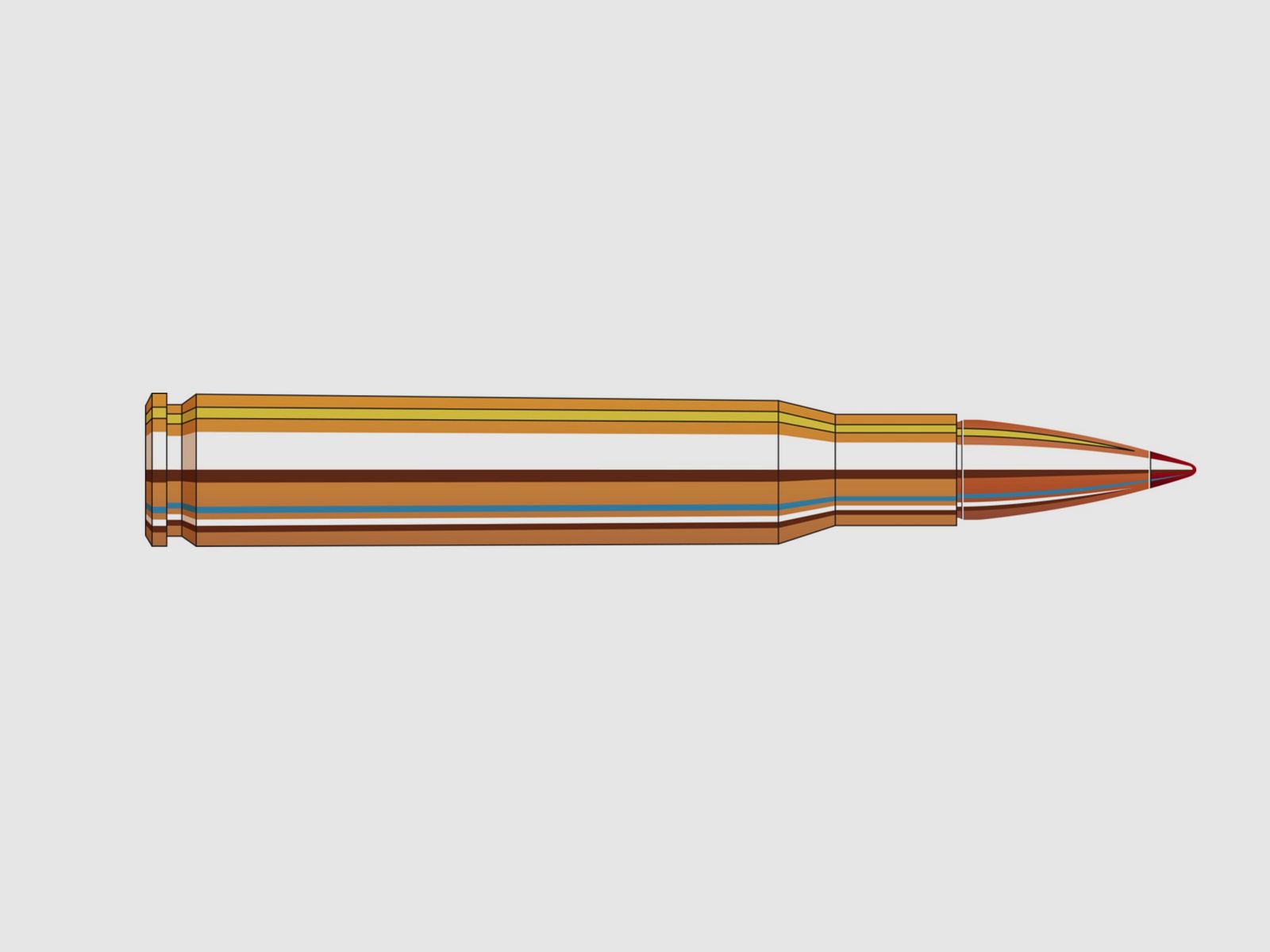 Hornady 81169 .30-06 Spr. Superformance® CX 10,7g 165gr. 20 Stk.