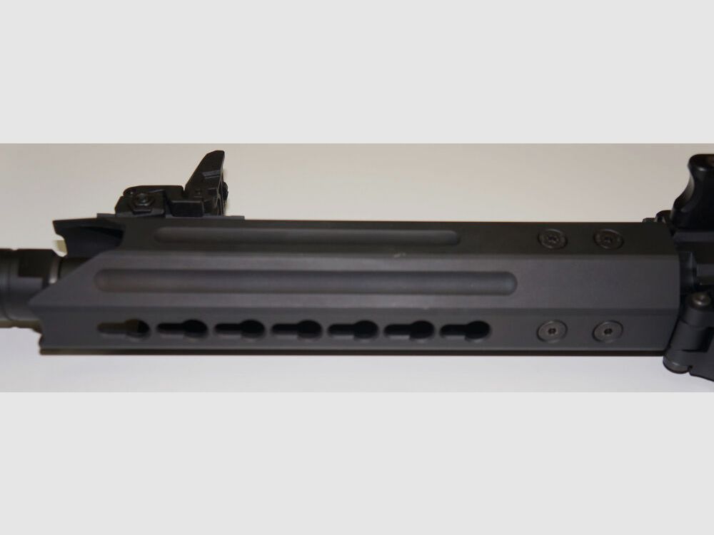 Schwaben Arms GmbH/GWMH Selbstladebüchse GWMH SPC-SPORTER A4 10" (SWISS PISTOL CARBINE) BLACK Kal.9x19 AR15 Glock Magazin