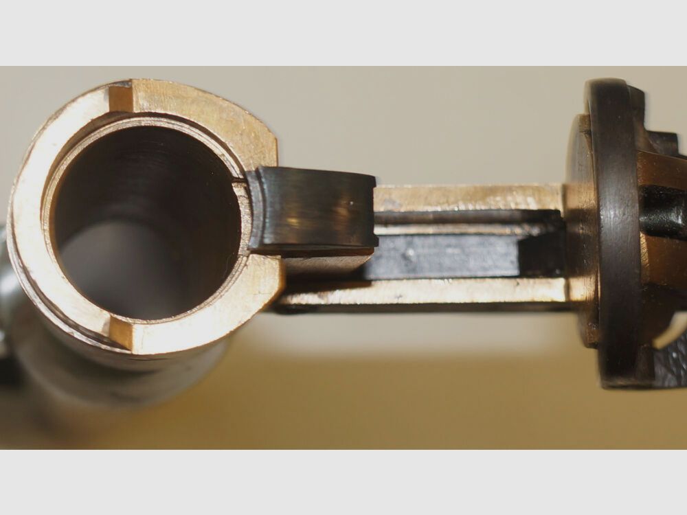 Schermuly Limited Rettungsleinenpistole, Schermuly Pistol Rocket Apparatus (SPRA), mit Trage- bzw. Haltegriff