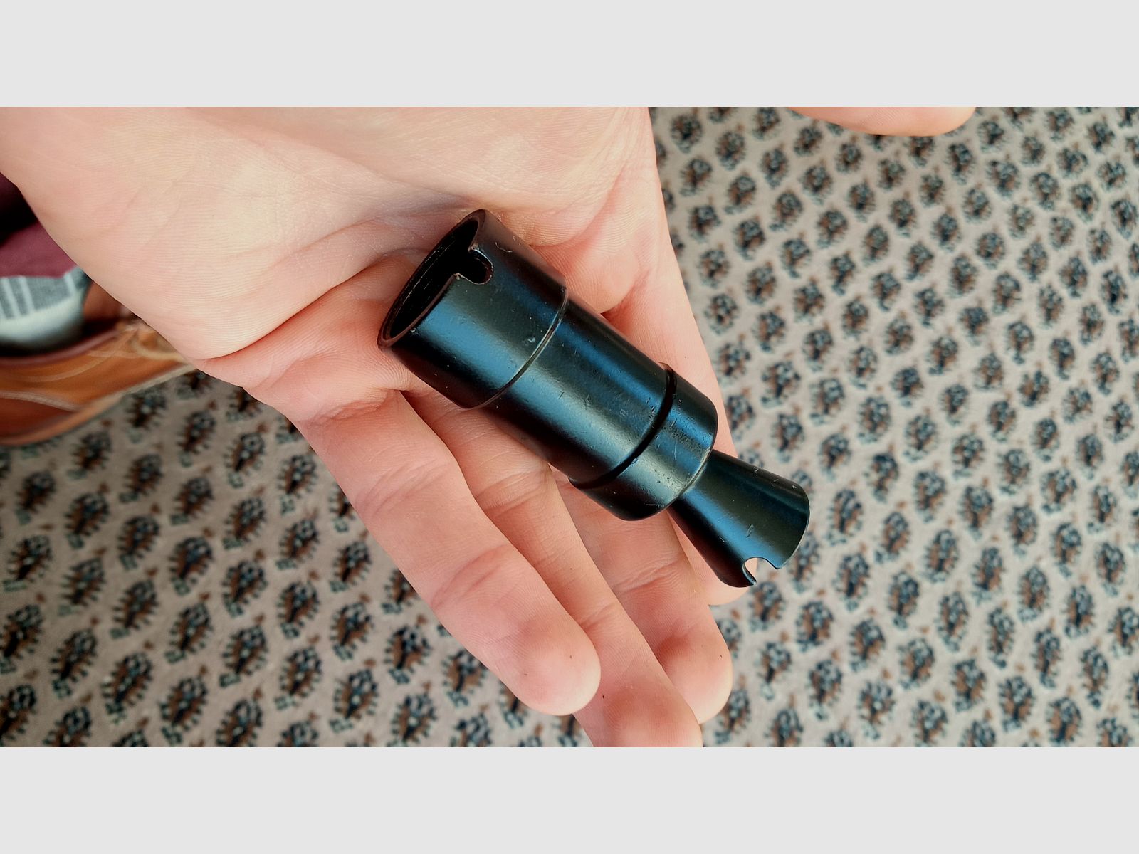 AKS-74u acciaio finto freno di bocca / booster di bocca // Krinkov amplificatore di rinculo freno di bocca 24x1,5 mm filettatura metrico RH / Yunker