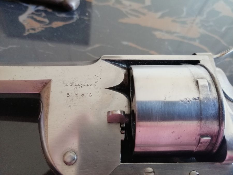 Seltener DD LEVAUX Revolver mit Bruchsystem – Kaliber 11mm – Sehr guter Zustand, Bild 15 von 26