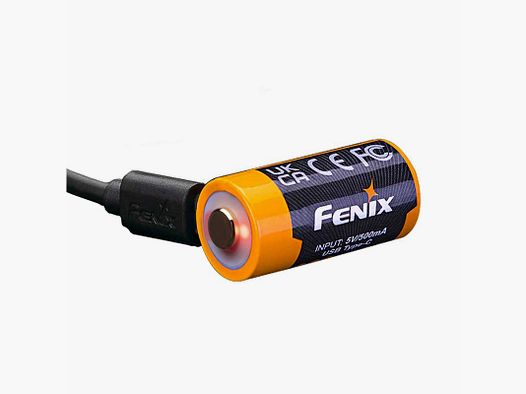 Fenix USB-Akku ARB-L16U (16340 800 mAh 3,6 V)