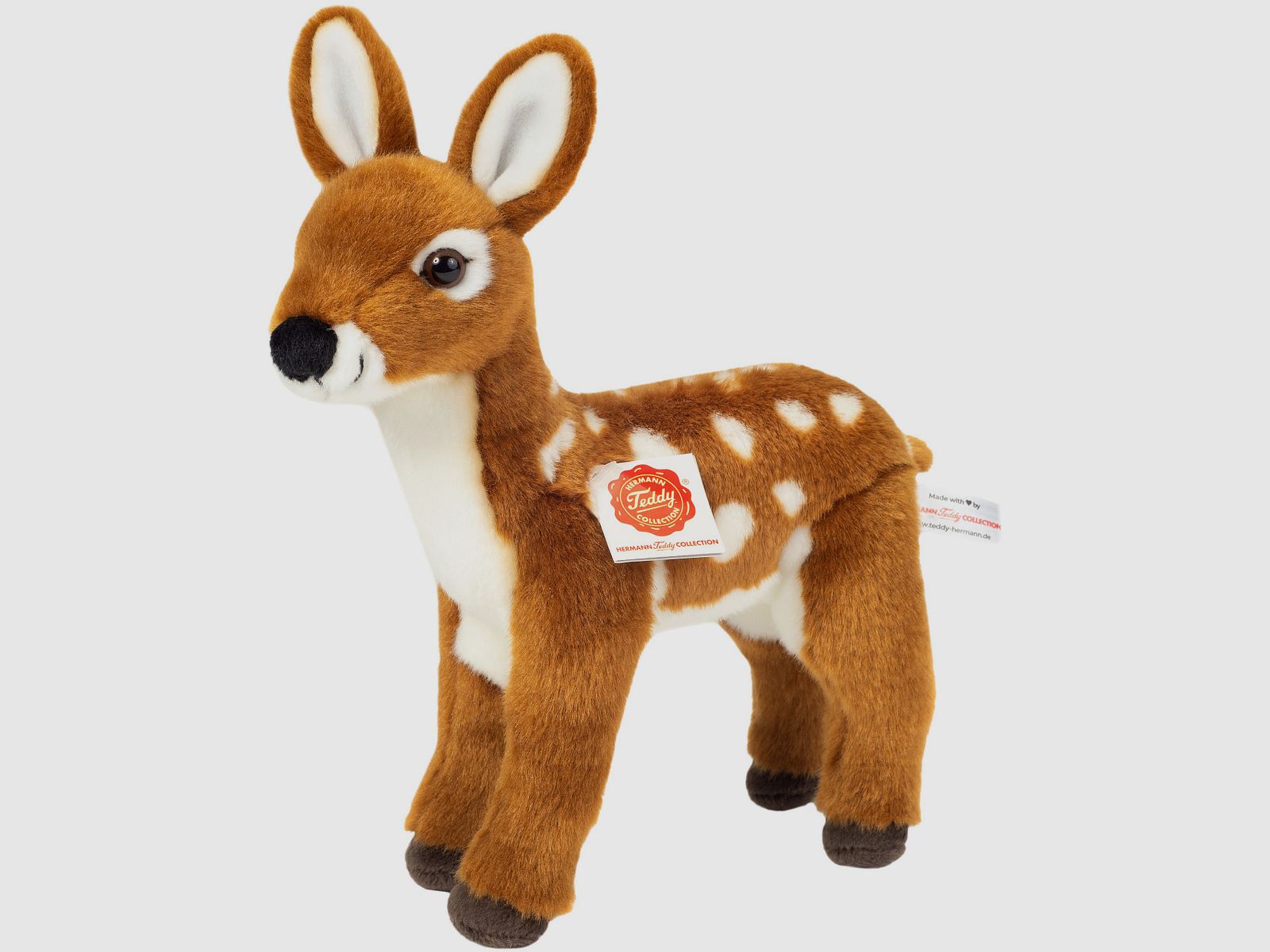 Teddy Hermann plush toy fawn standing