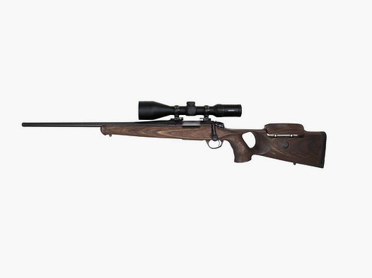 Bergara B14 Prohunter GAUCHE avec silencieux BRENNER et objectif ZEISS