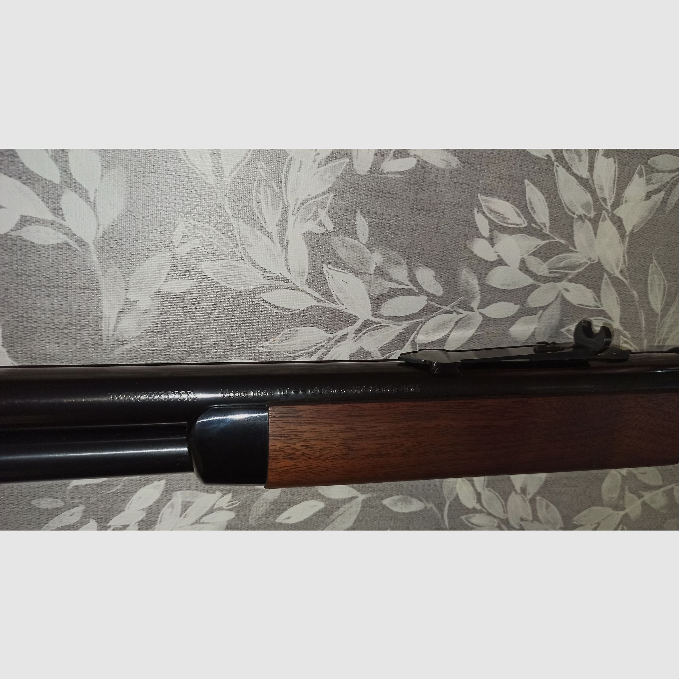 WINCHESTER 1894 TD TAKEDOWN lever-action rifle caliber .450 Marlin collector's firearm safe queen