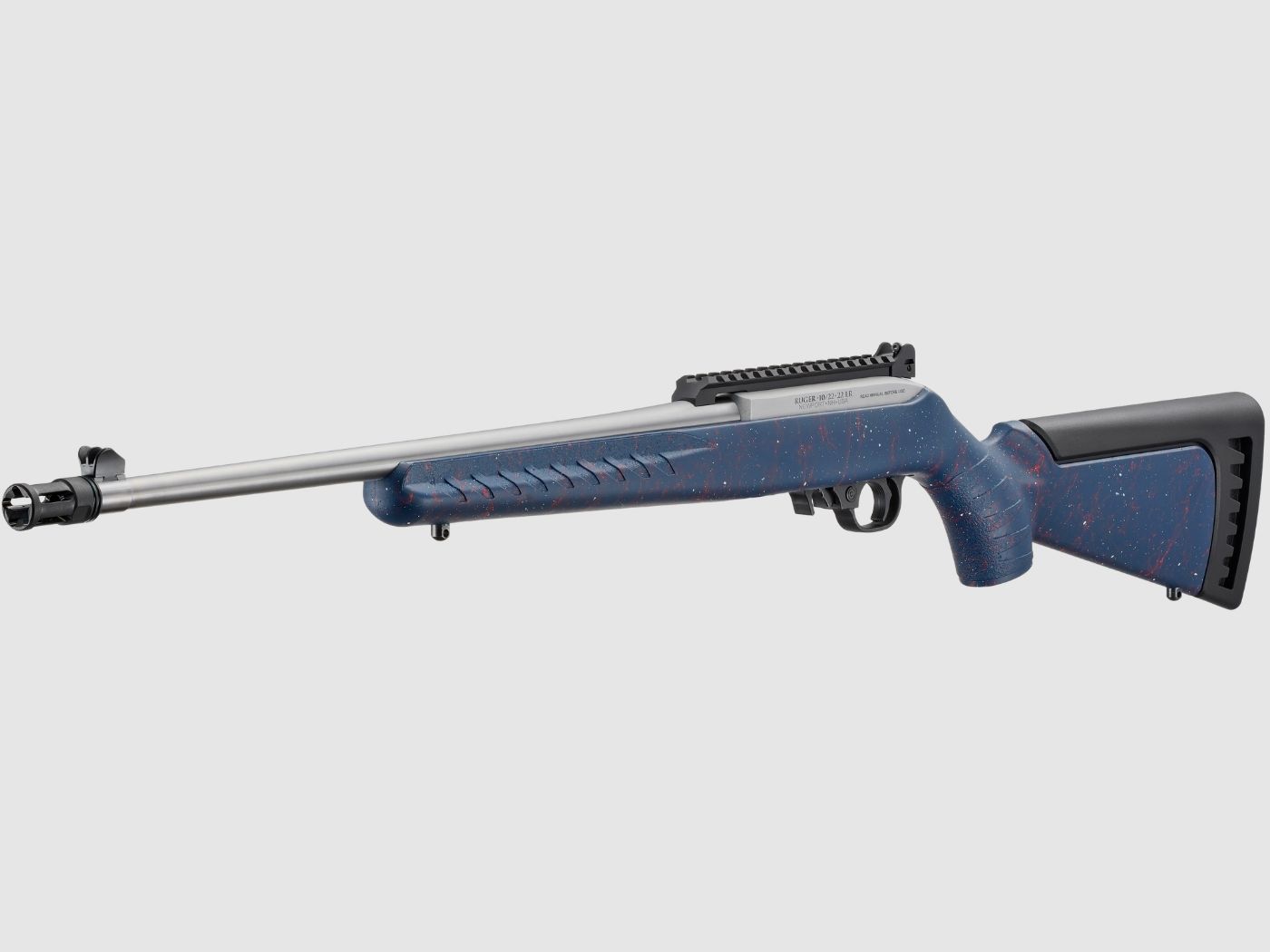 Ruger 10/22 acier inoxydable – crosse synthétique Liberty Blue – Édition limitée pour le 250e anniversaire des États-Unis – 32039, image 2 sur 4