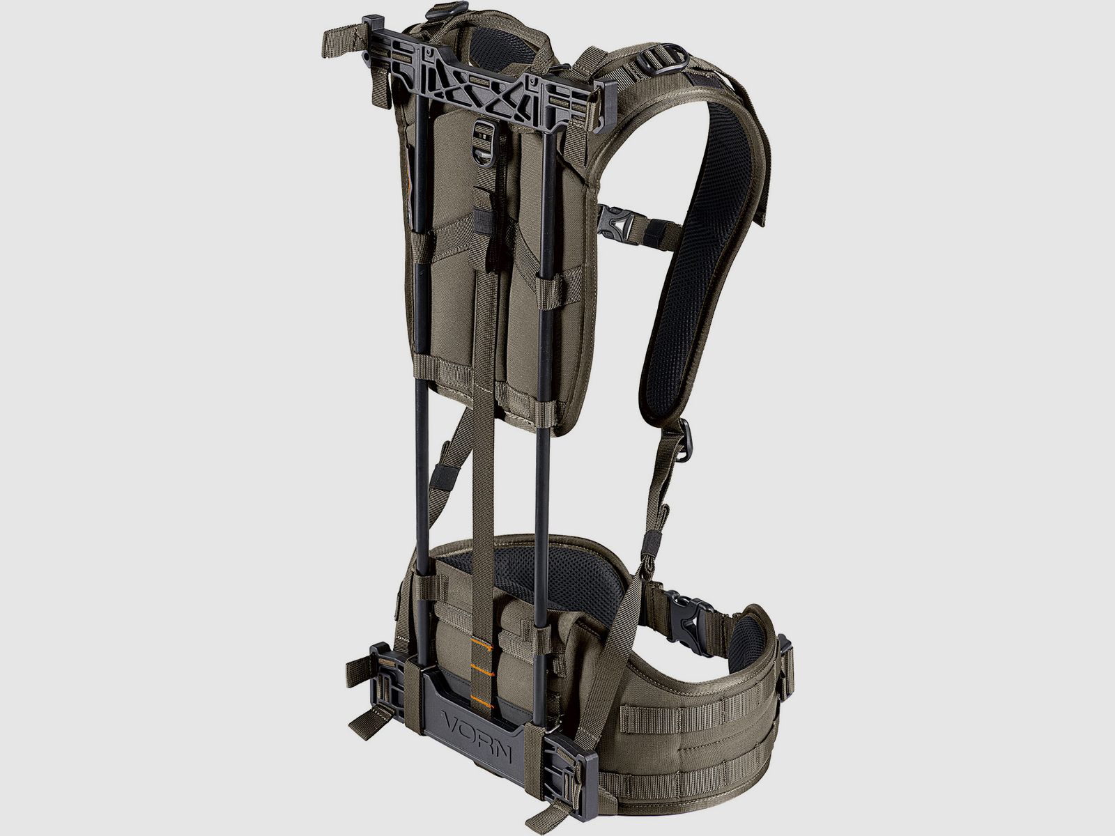 Front frame system DLF for DLS carrying system