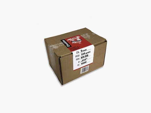 Geschosse Kal. 9x21 124gr RN BB 3.56 1000St.