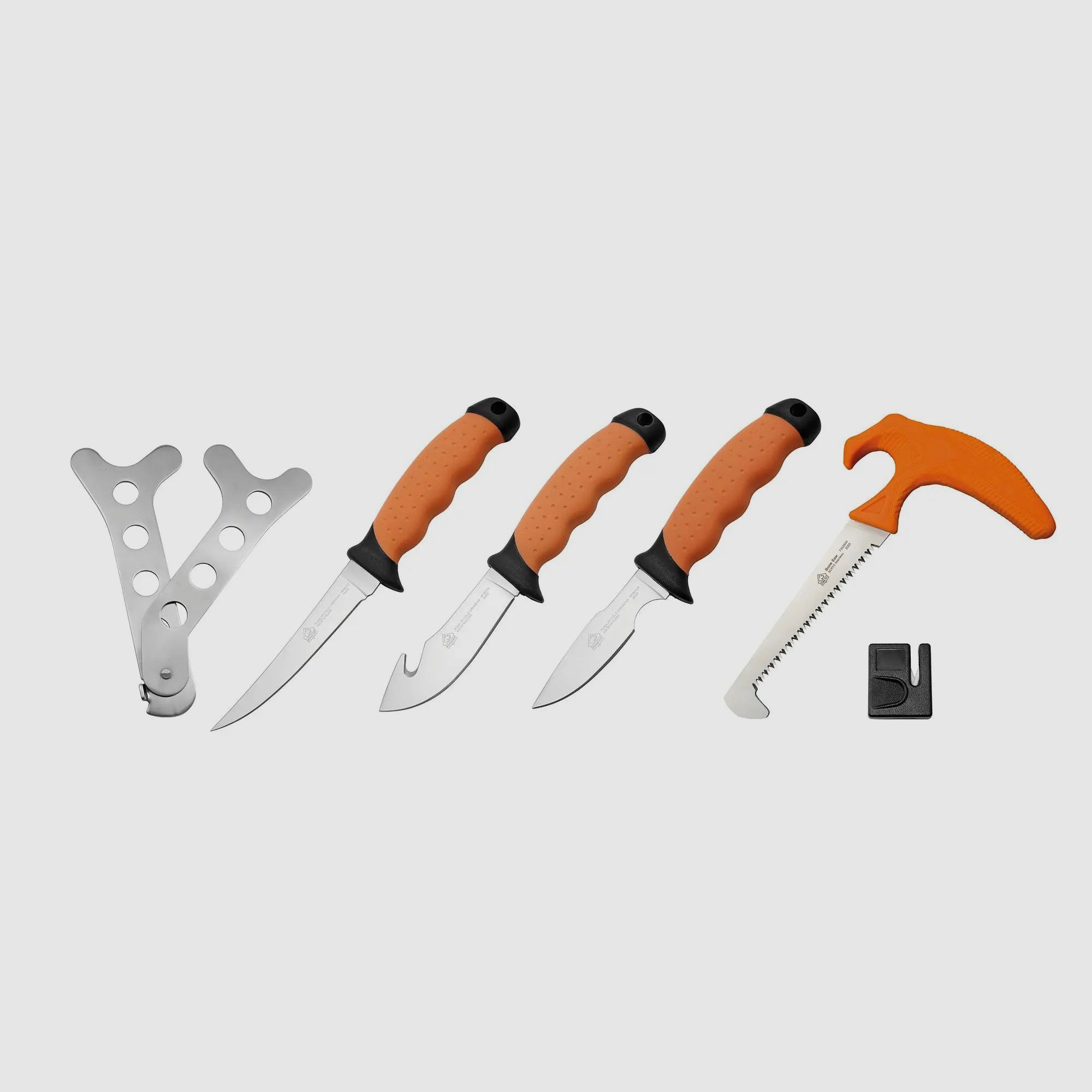 PUMA XP 6-piece knife butchering set with nylon case