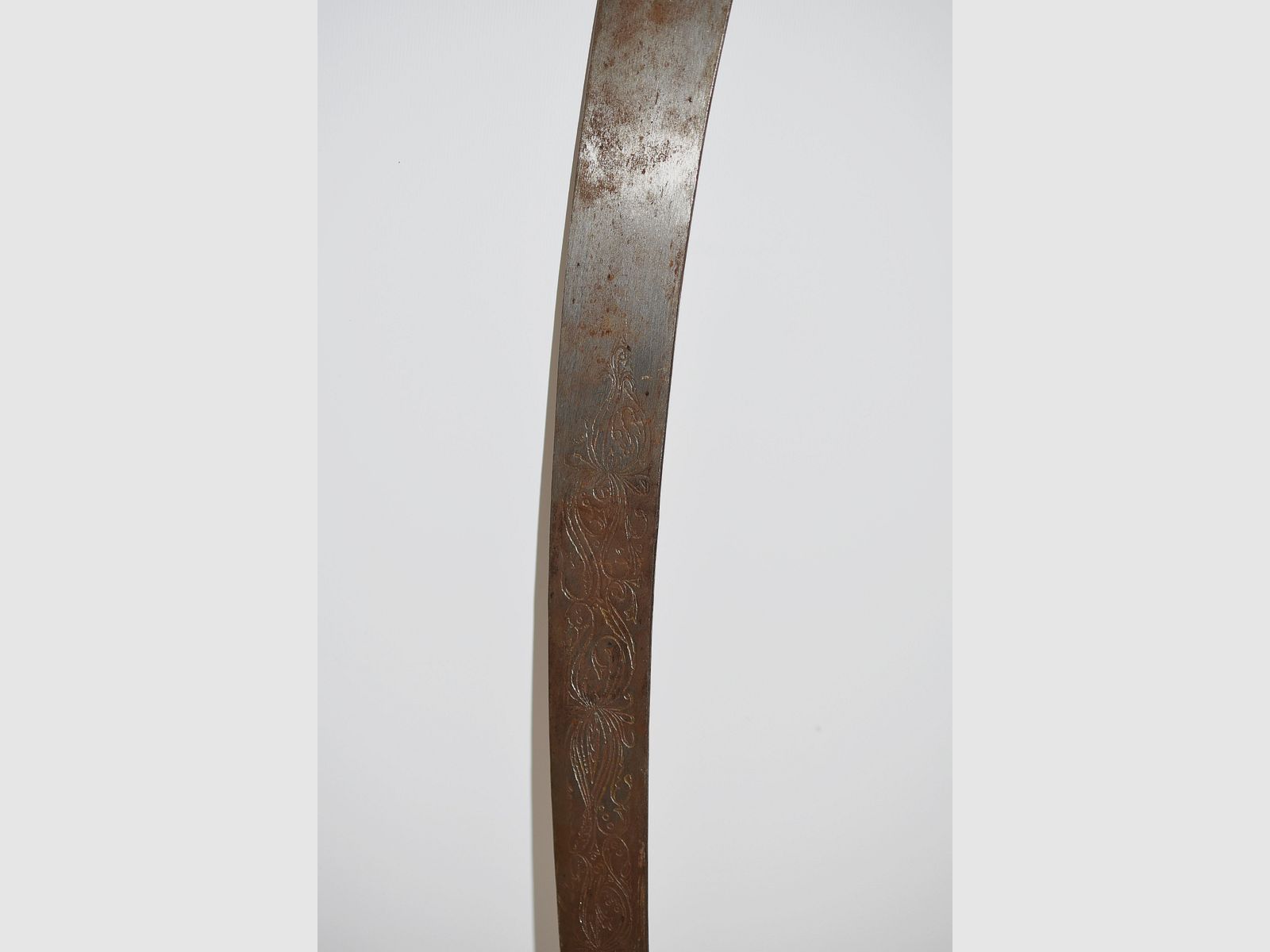 Antikes orientalisches Schwert, Säbel mit Drachen, Gesamtlänge 85 cm