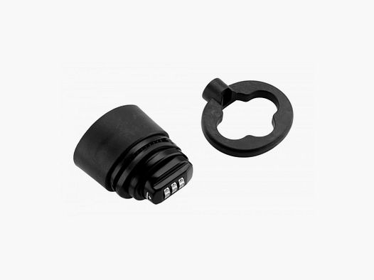 Supporto a muro per arma con lucchetto a combinazione integrato