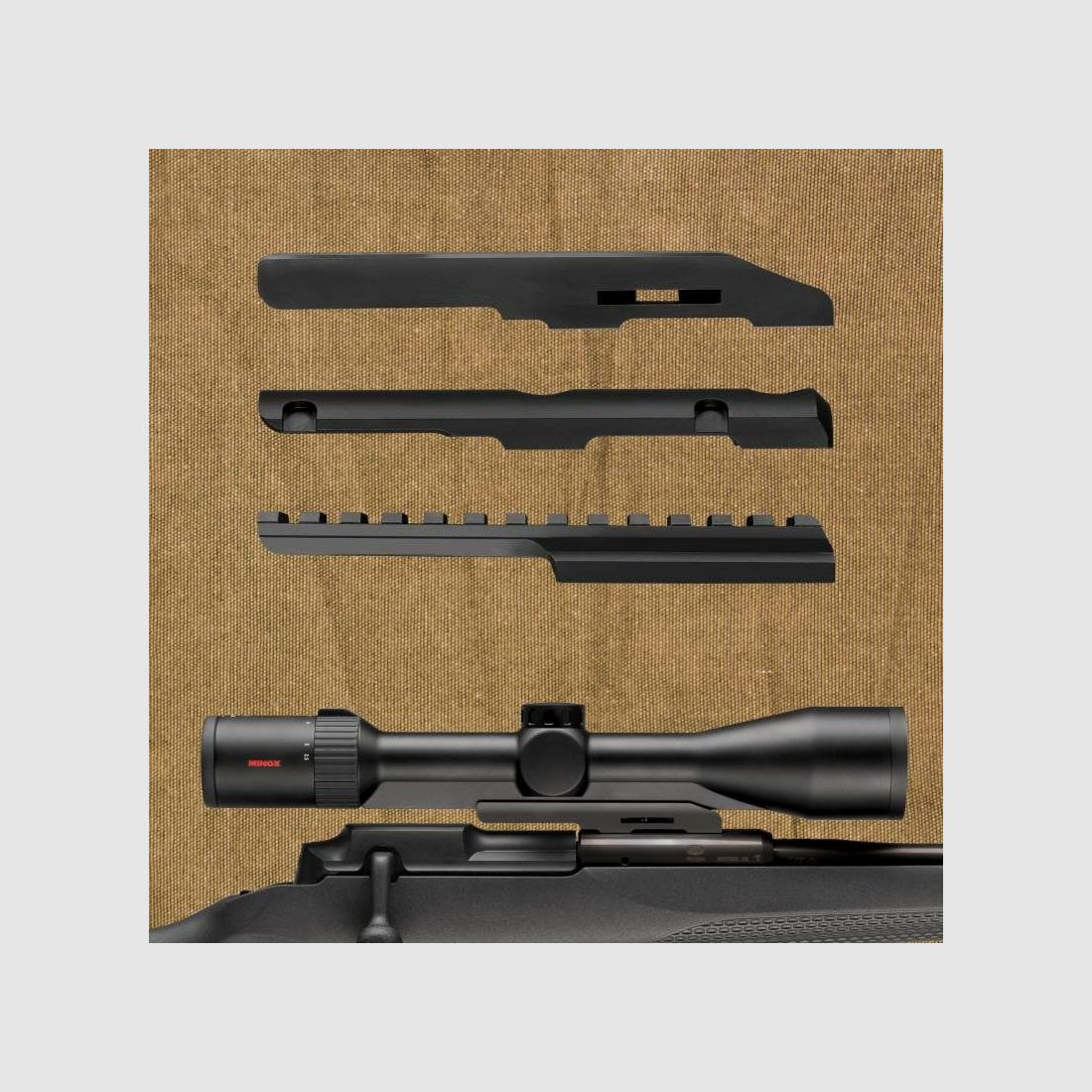 Mauser M25 Mount Picatinny Rail - 20MOA, image 2 of 2
