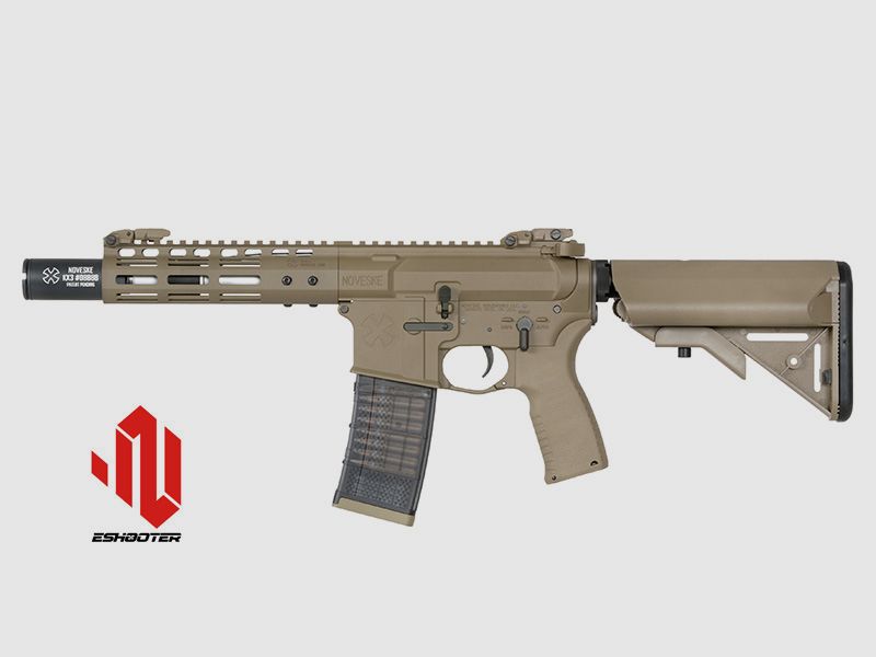 Noveske 7.5" Gen III DIPLOMAT S-AEG mit Eshooter ETU, FDE