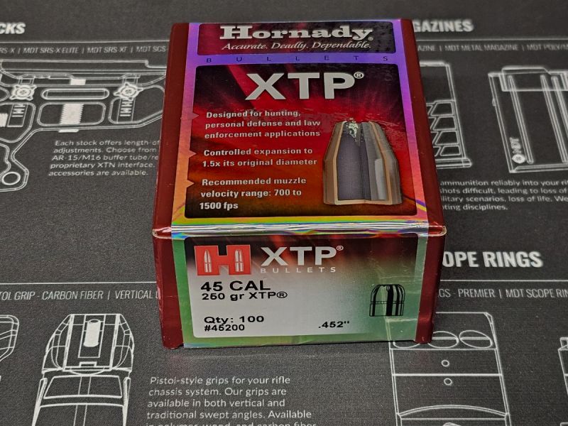 Hornady Geschosse .452 HP XTP 250gr. 100St. (454 Casull, 460S&W)#45200