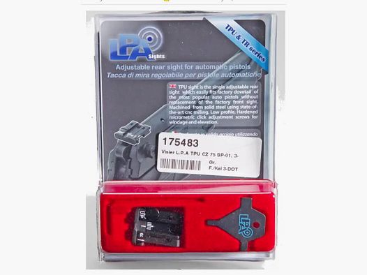 LPA LPA sights LPA sights sight TPU for CZ 75 SP-01
