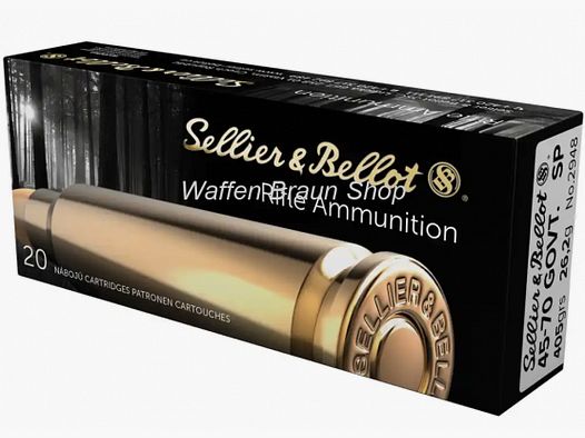 S+B .45/70 Gov. Teilmantel 26,2g/405grs 20 Stück