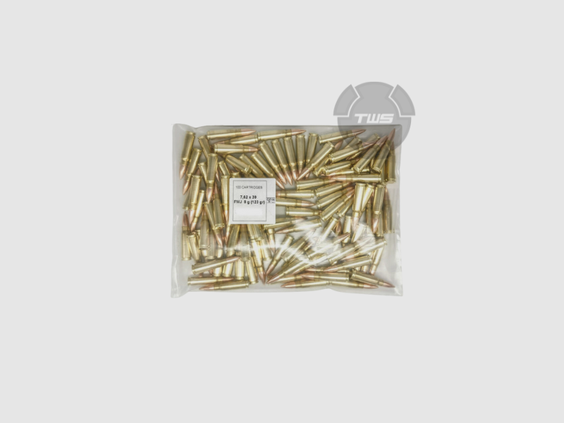 PPU 7,62×39 FMJ 123gr/8gr 100 colpi