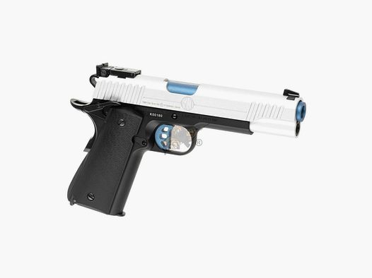 GX45 Mk.I Versione Metallica GBB Pistol Airsoft in Argento -F- | G&G