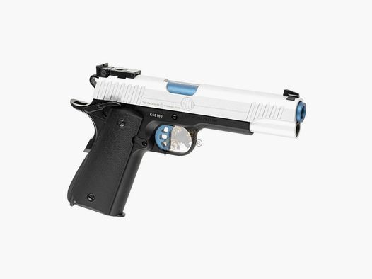 GX45 Mk.I Metall Version GBB Airsoft Pistole in Silber -F- | G&G
