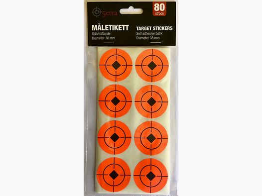 5etta Zieltafel Selbstklebend 38 mm 80 Stk