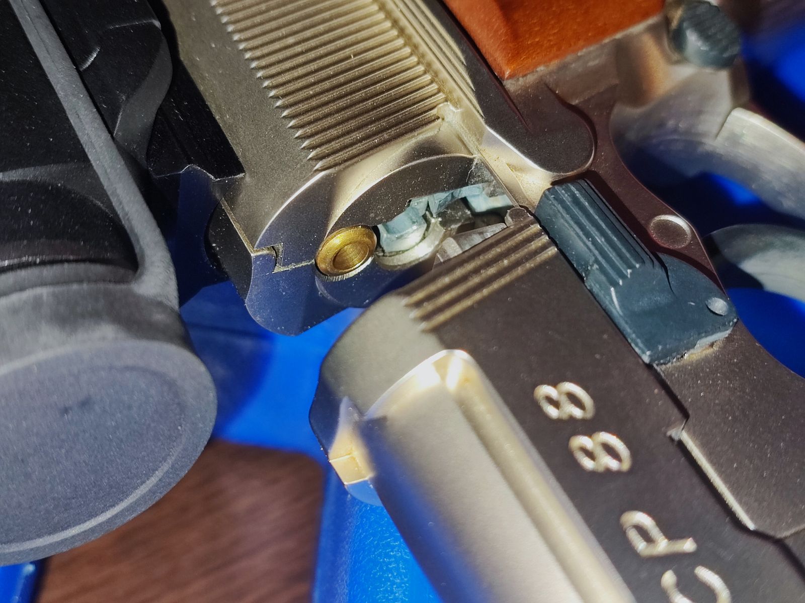 Walther CP88 Set de compétition Nickel/Bois + Hawke Point rouge