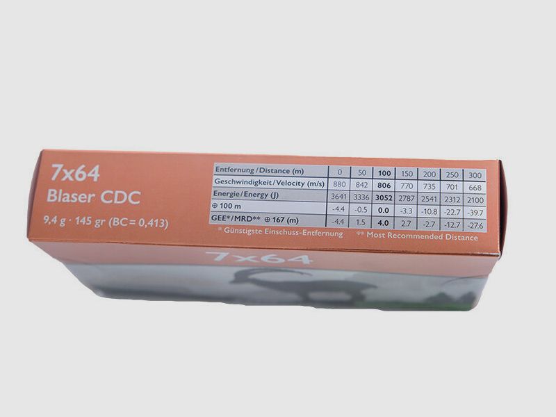 Blaser 7x64 Blaser CDC 9.4g/145gr