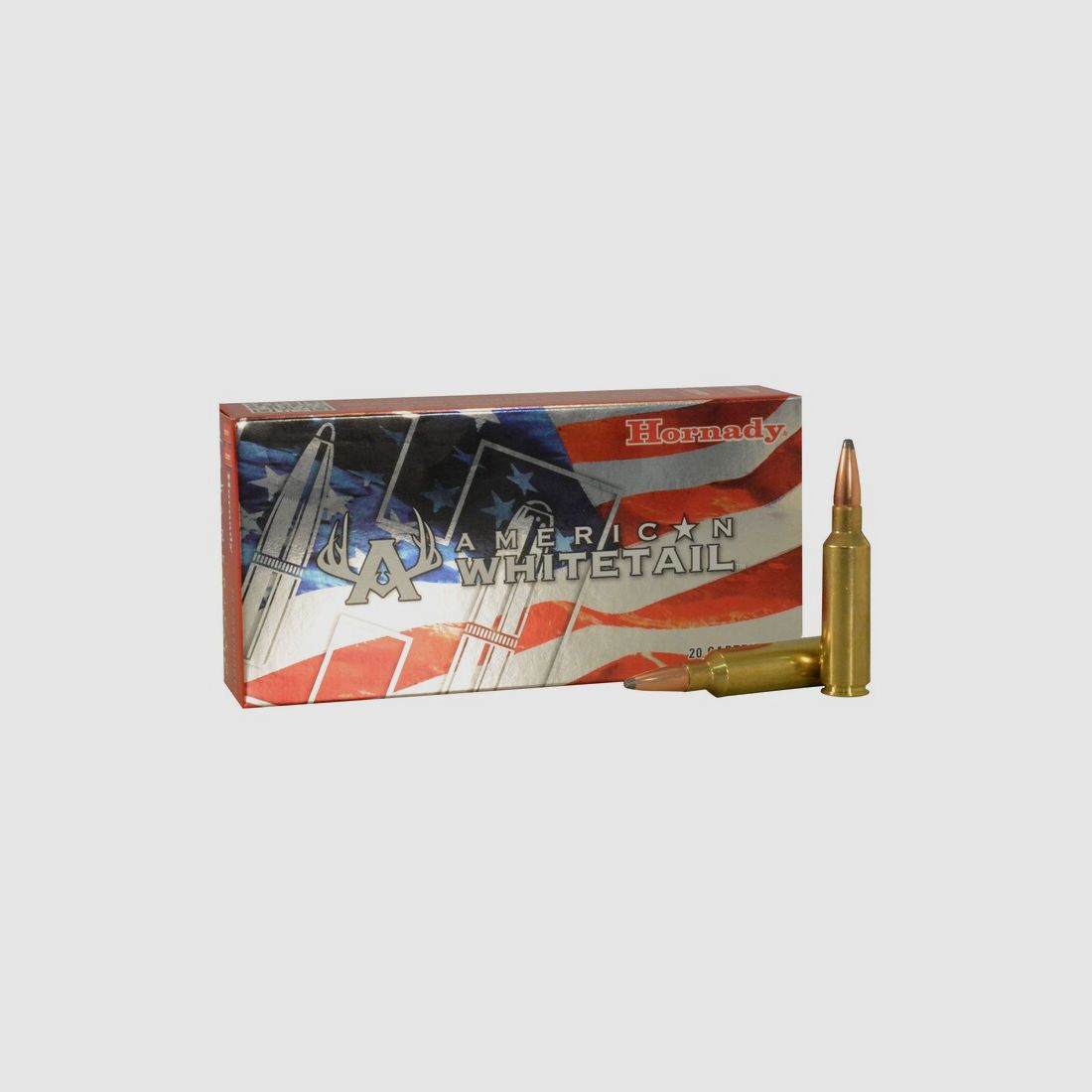 Hornady American Whitetail .300 WSM 165GR JSP 20 Patronen