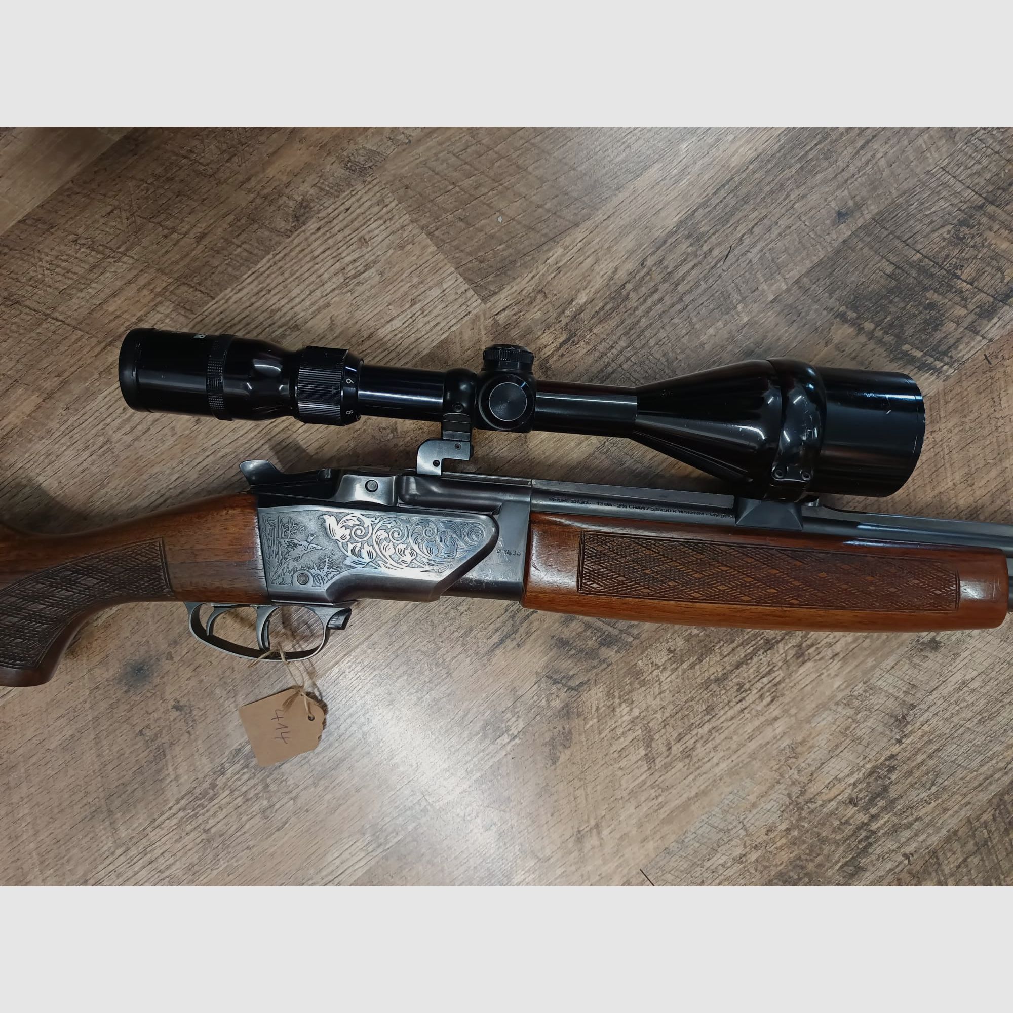 Brünner ZH306 Büchsflinte Bockbüchsflinte 5,6x50R Mag. Kaliber 12 inkl. Zielfernrohr Hunter Schwenkmontage