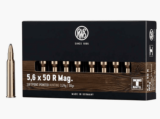 RWS 5,6x50 R Magnum TMS 50gr - 20 pcs