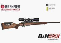 Paquet complet Brenner : BR20 L.E. (noyer, dos de crosse réglable) avec Hawke 3-12x56