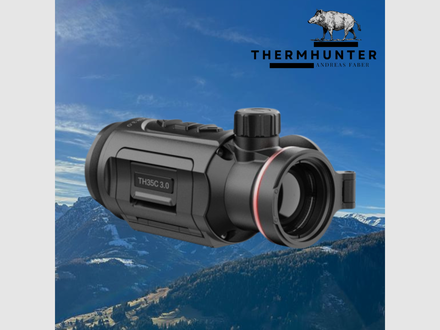 Hikmicro Clip-On Thunder TH35C 3.0 complete set with adapter -NEW-, image 2 of 5