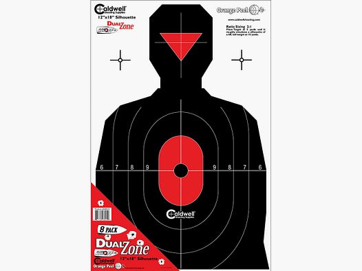 Silhouette Dual Zone Target 25pk
