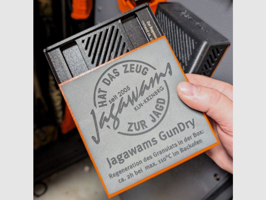Jagawams GunDry - Dehumidifier for the gun cabinet - Oven-safe for regeneration