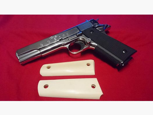 Walther Big Bore Chrome (Colt 1911) mit Zubehör Tausch gegen einen PIEXON JPX 6 mit Laser möglich!!!