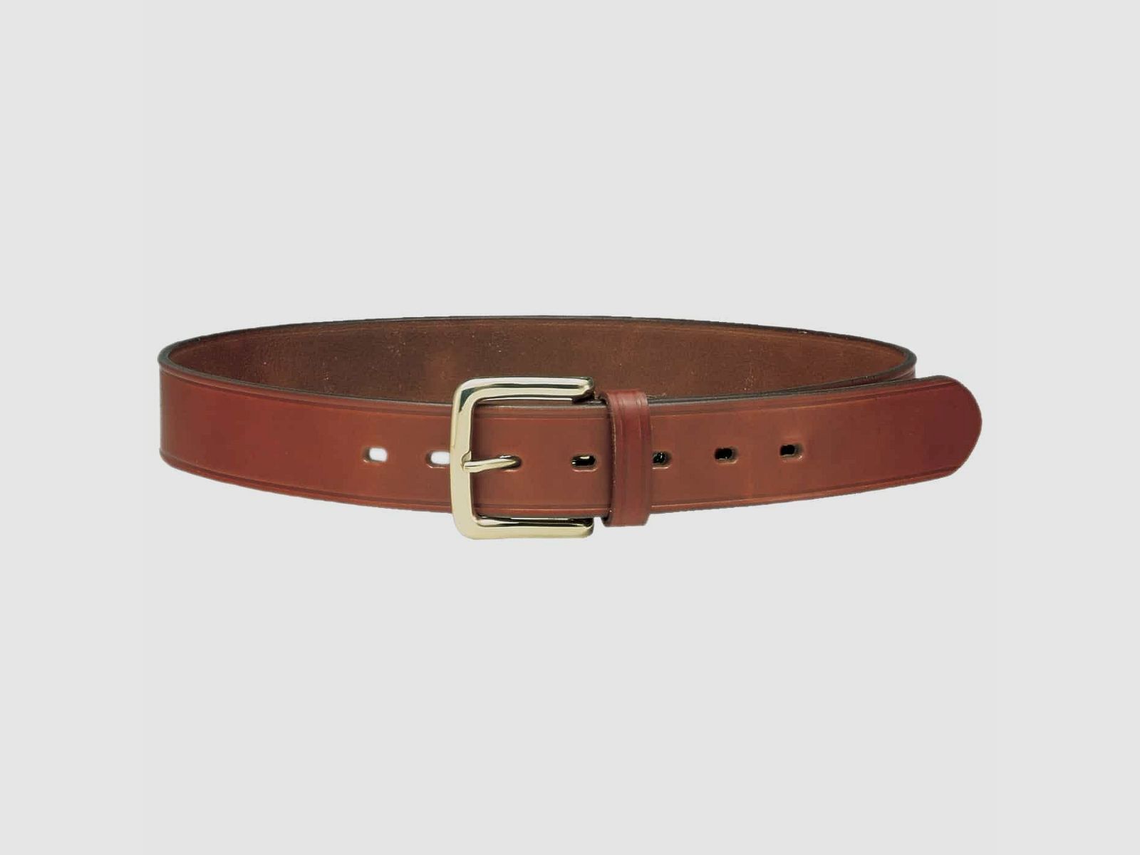 Vega Holster Leather Belt Solid Brass Buckle – H 4 CM – Talla XL
