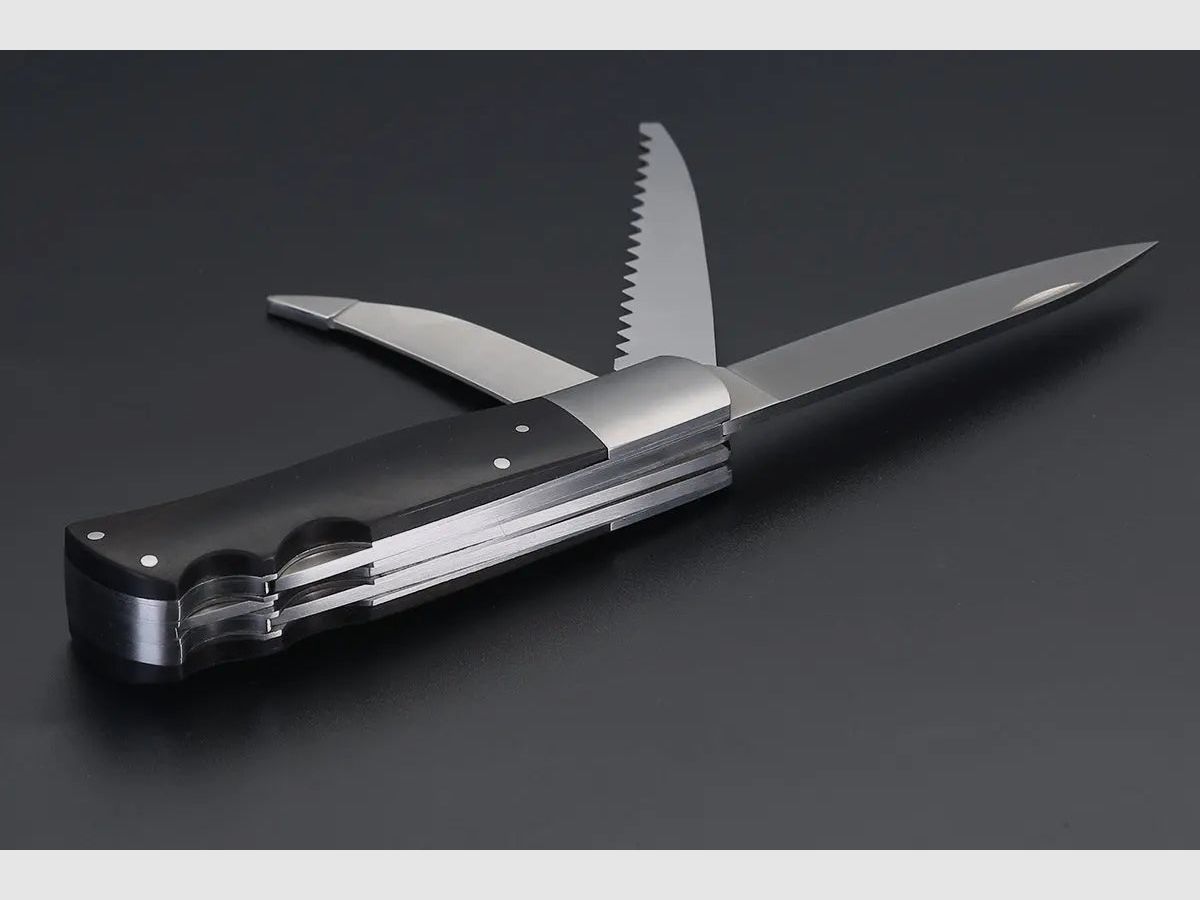 PUMA TEC Jagdtaschenmesser Ebenholz