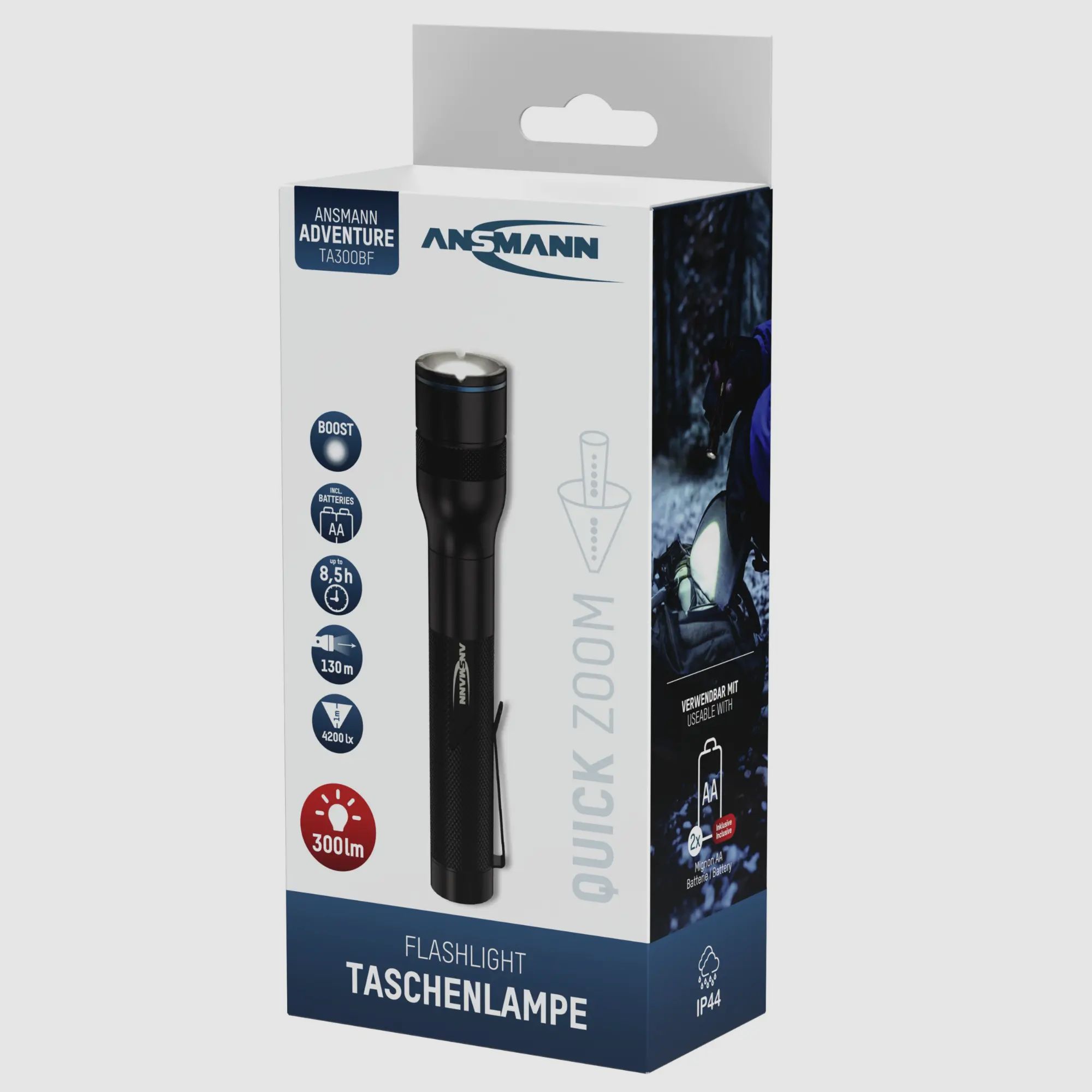 Ansmann flashlight TA300BF