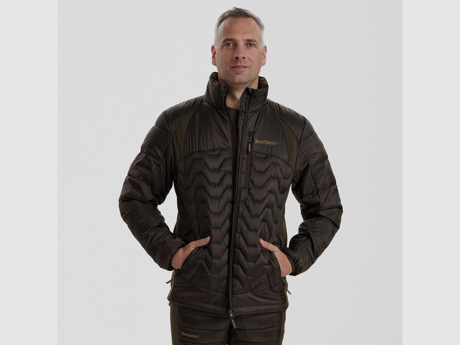 Excape Quilted Jacket - Art Green - Size: S