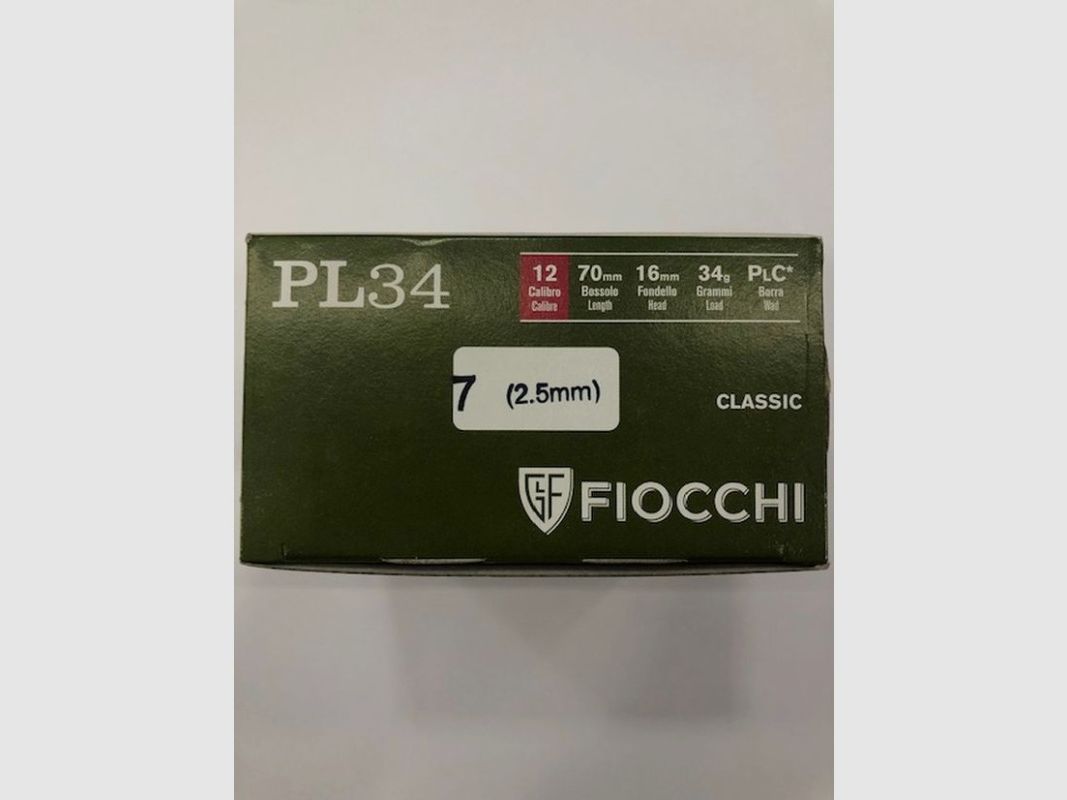 FIOCCHI CART CLASSIC C12 PL34 PB 7, zdjęcie 1 z 2