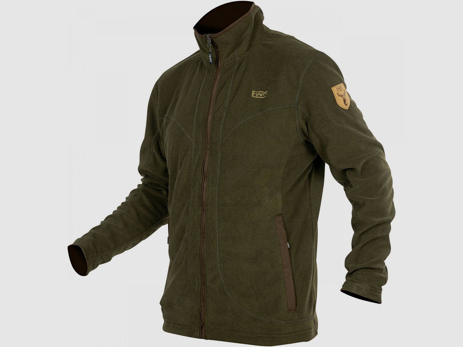 Bauen-FZ Polar Fleecejacke Herren (Grün)