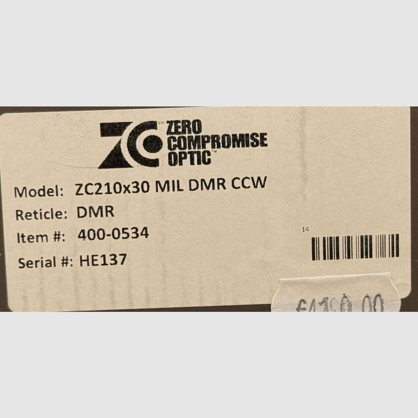 ZERO COMPROMISE 2-10X30 DMR CCW, image 4 of 4