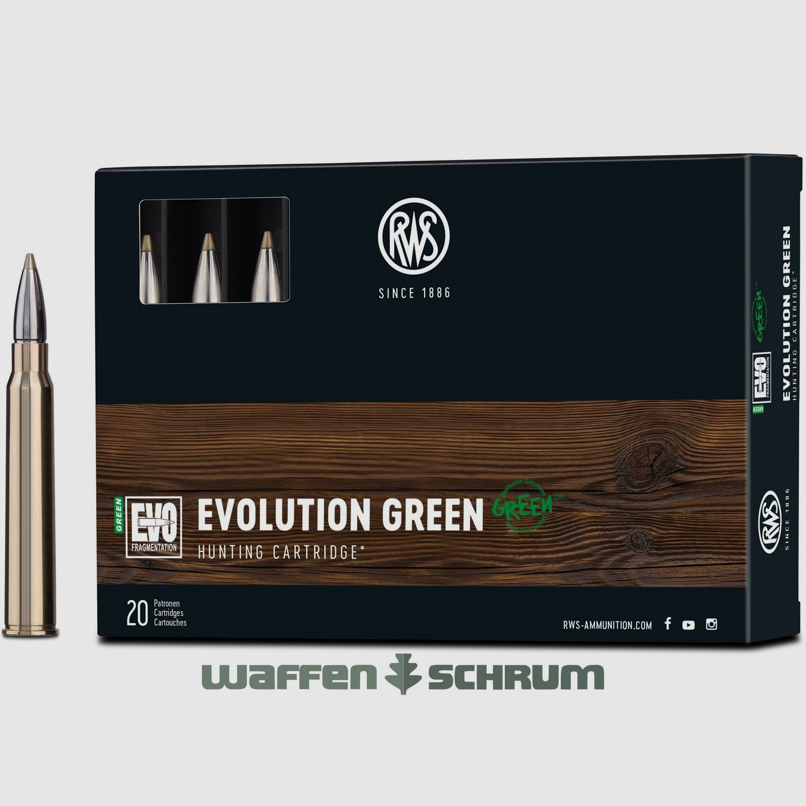RWS Evo Green 9,0g - 139gr. .30RBlaser