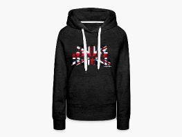 303 British - Frauen Premium Hoodie Schwarz